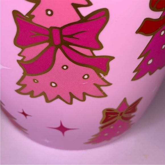 Peppermint and Pine Pink Mug with Festive Tree Design - Picture 7 of 9